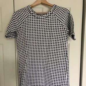 Checkered Shift Dress Sz Small